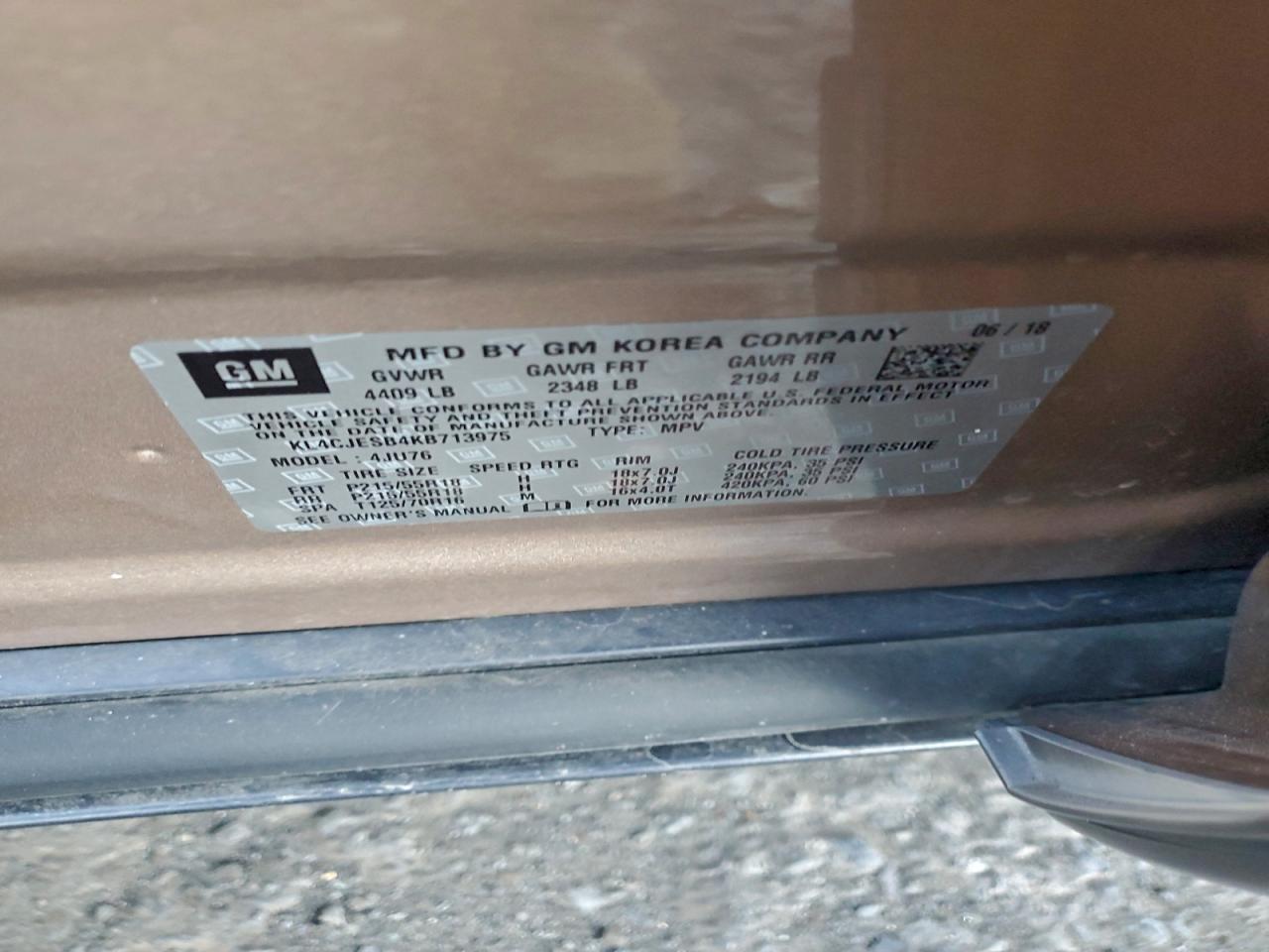 2019 BUICK ENCORE PREFERRED photo 13