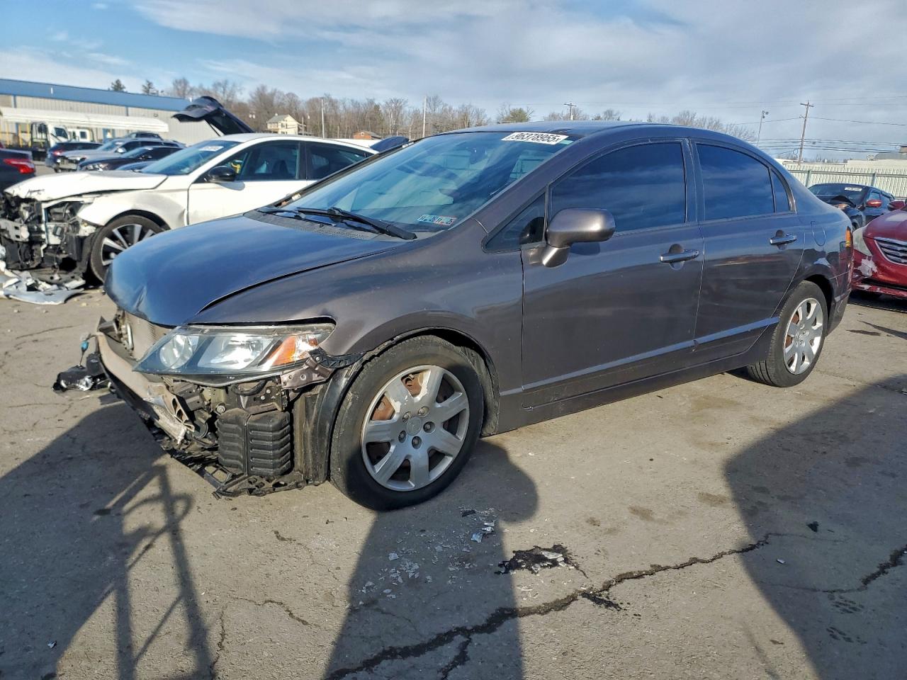 2010 HONDA CIVIC LX — FRONT END damage — photo 1