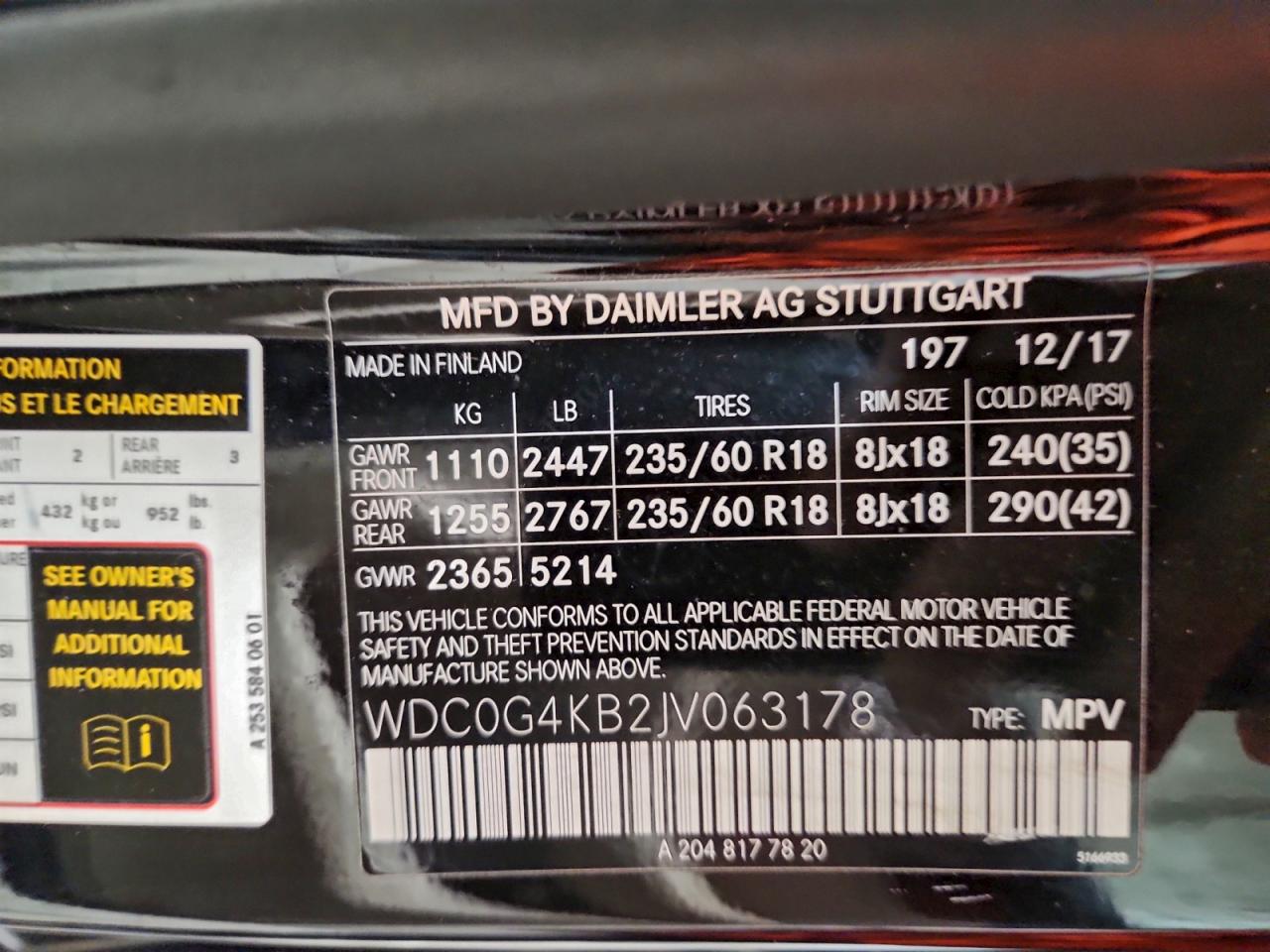2018 MERCEDES-BENZ GLC 300 4MATIC photo 13