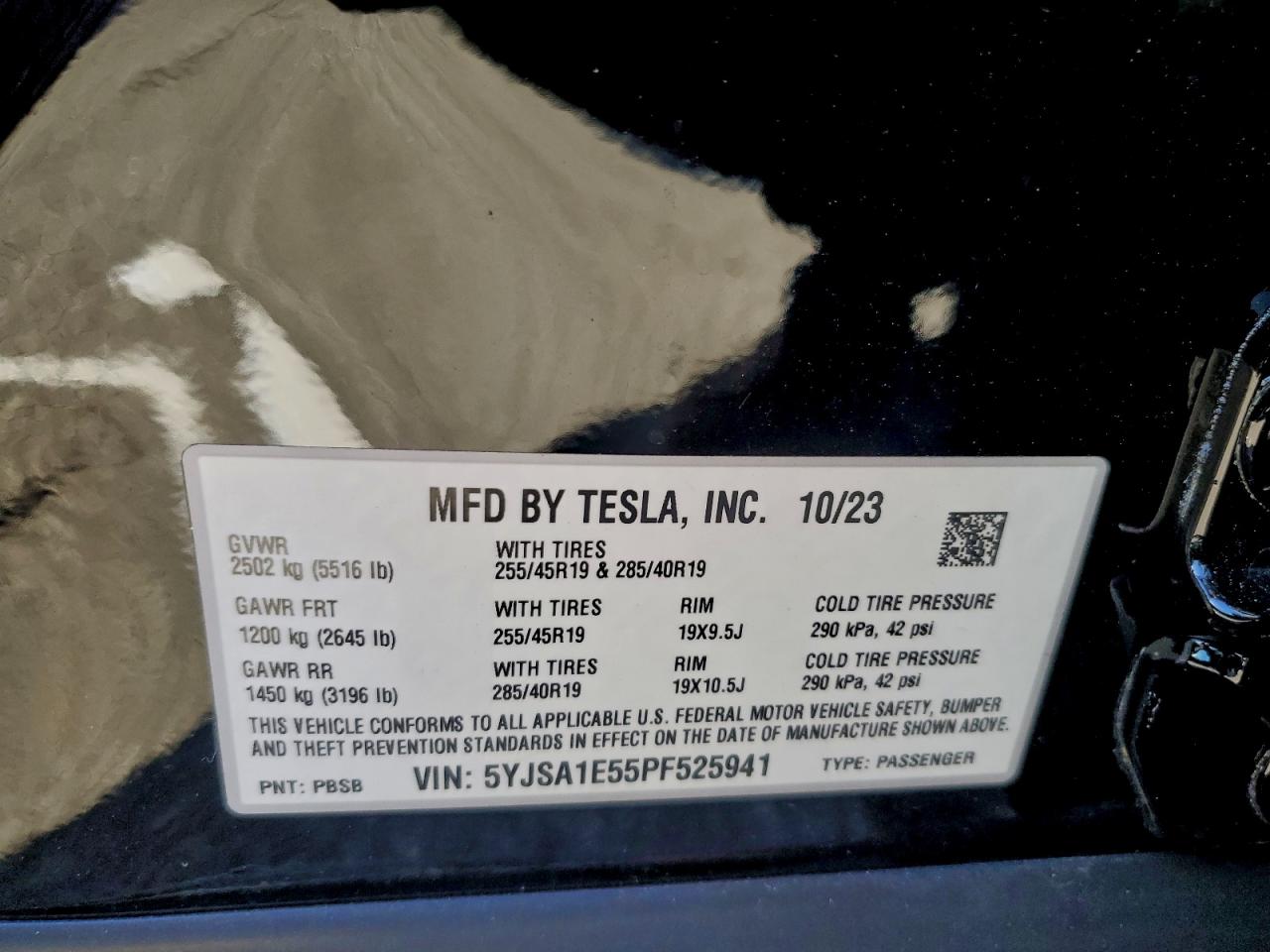 2023 TESLA MODEL S photo 13