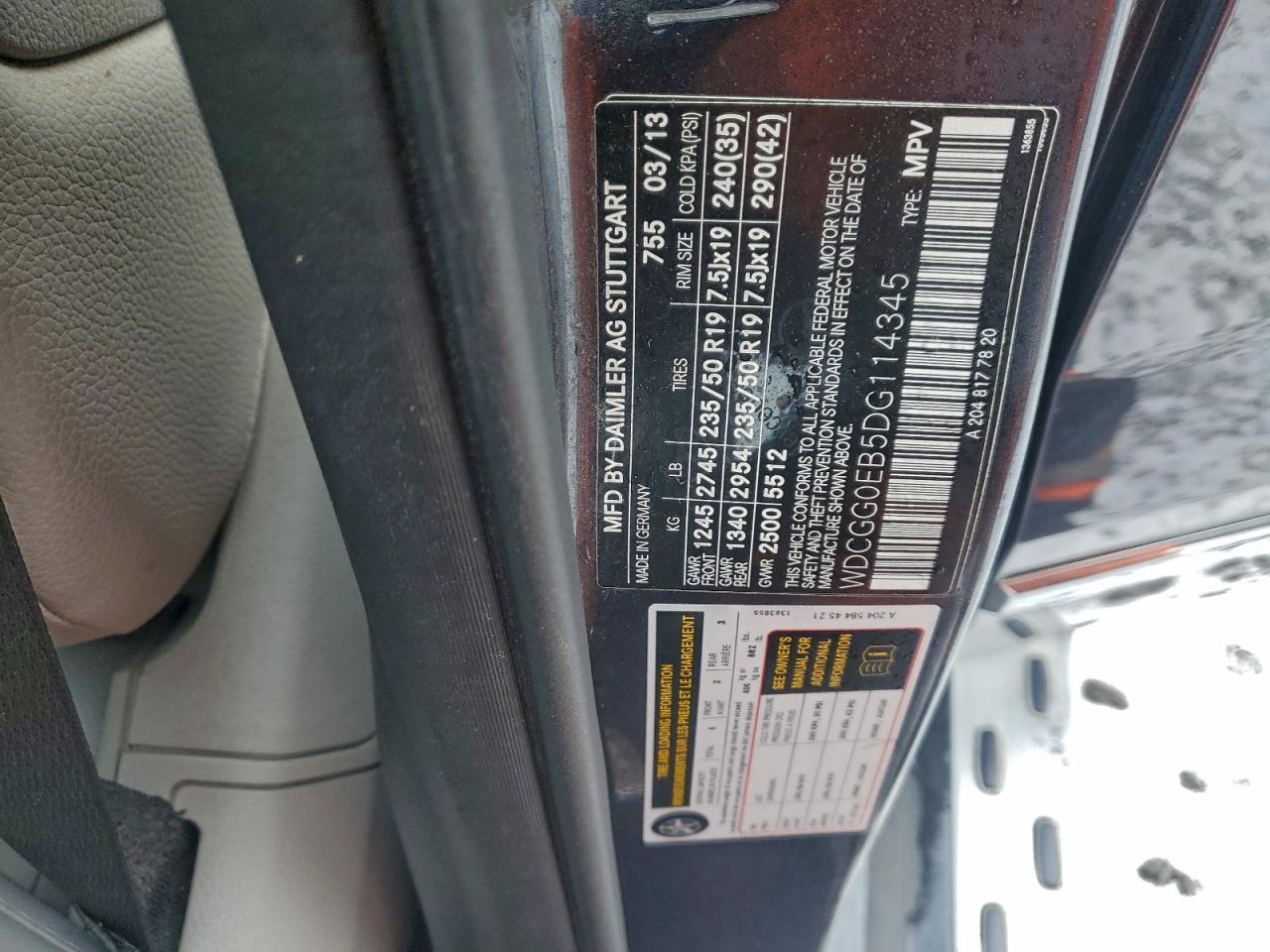 2013 MERCEDES-BENZ GLK 250 BLUETEC photo 14