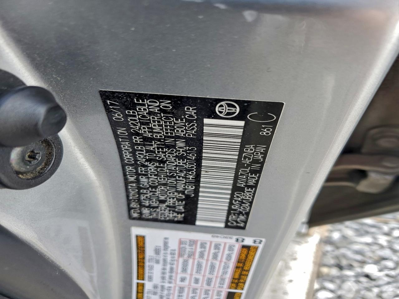 2018 TOYOTA CAMRY L photo 12