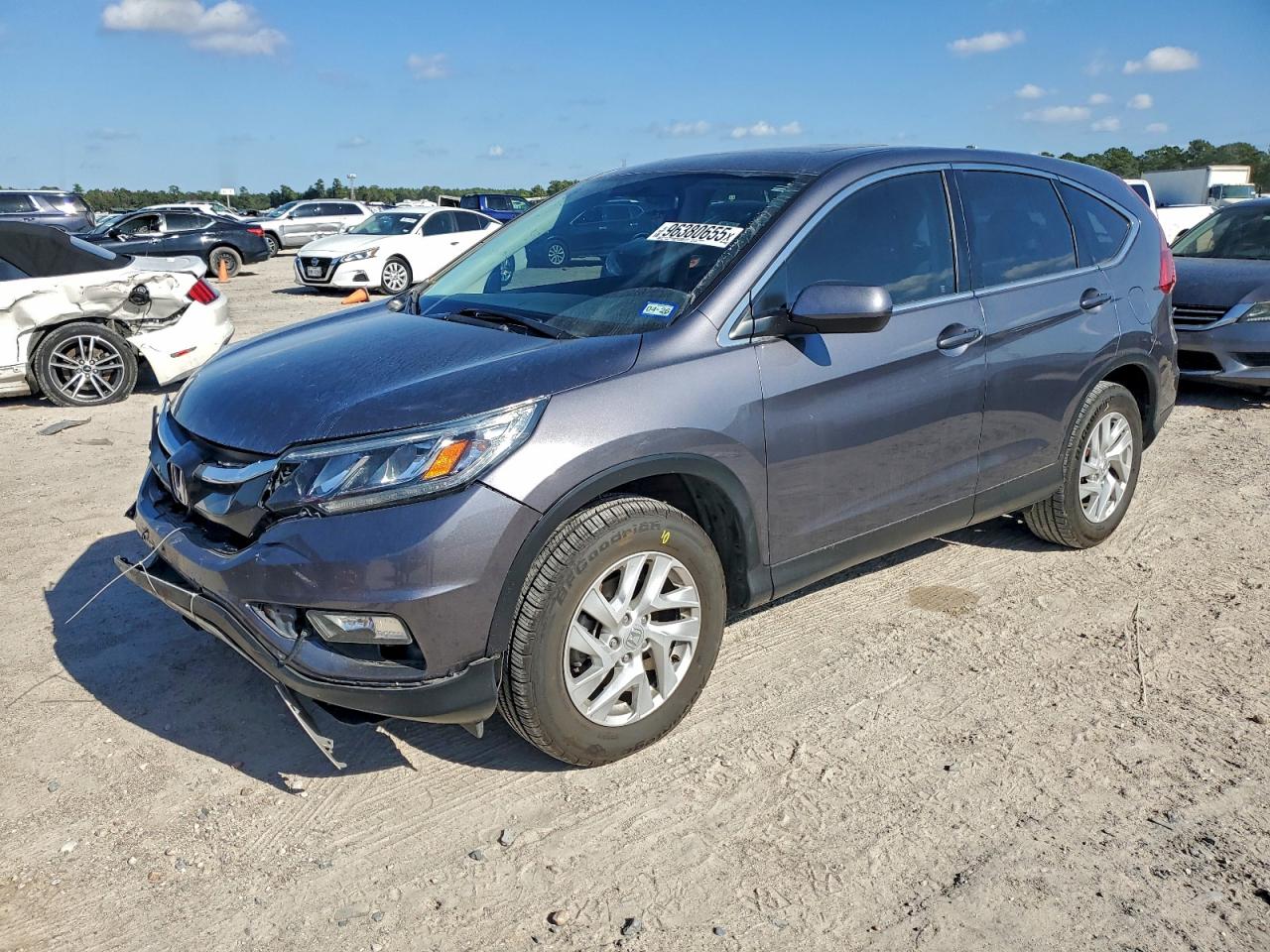 2016 HONDA CR-V EX — FRONT END damage — photo 1