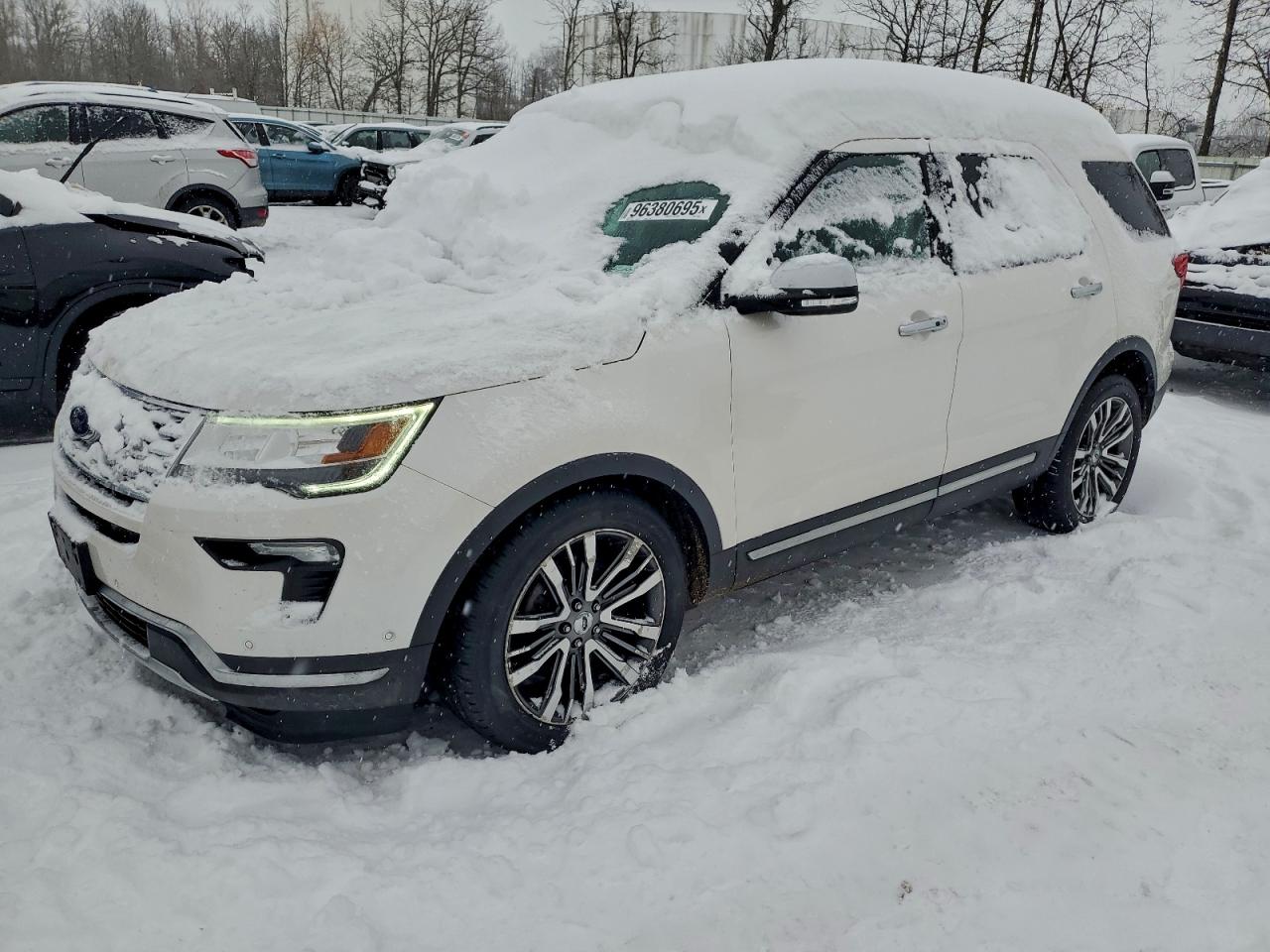 2019 FORD EXPLORER PLATINUM — FRONT END damage — photo 1