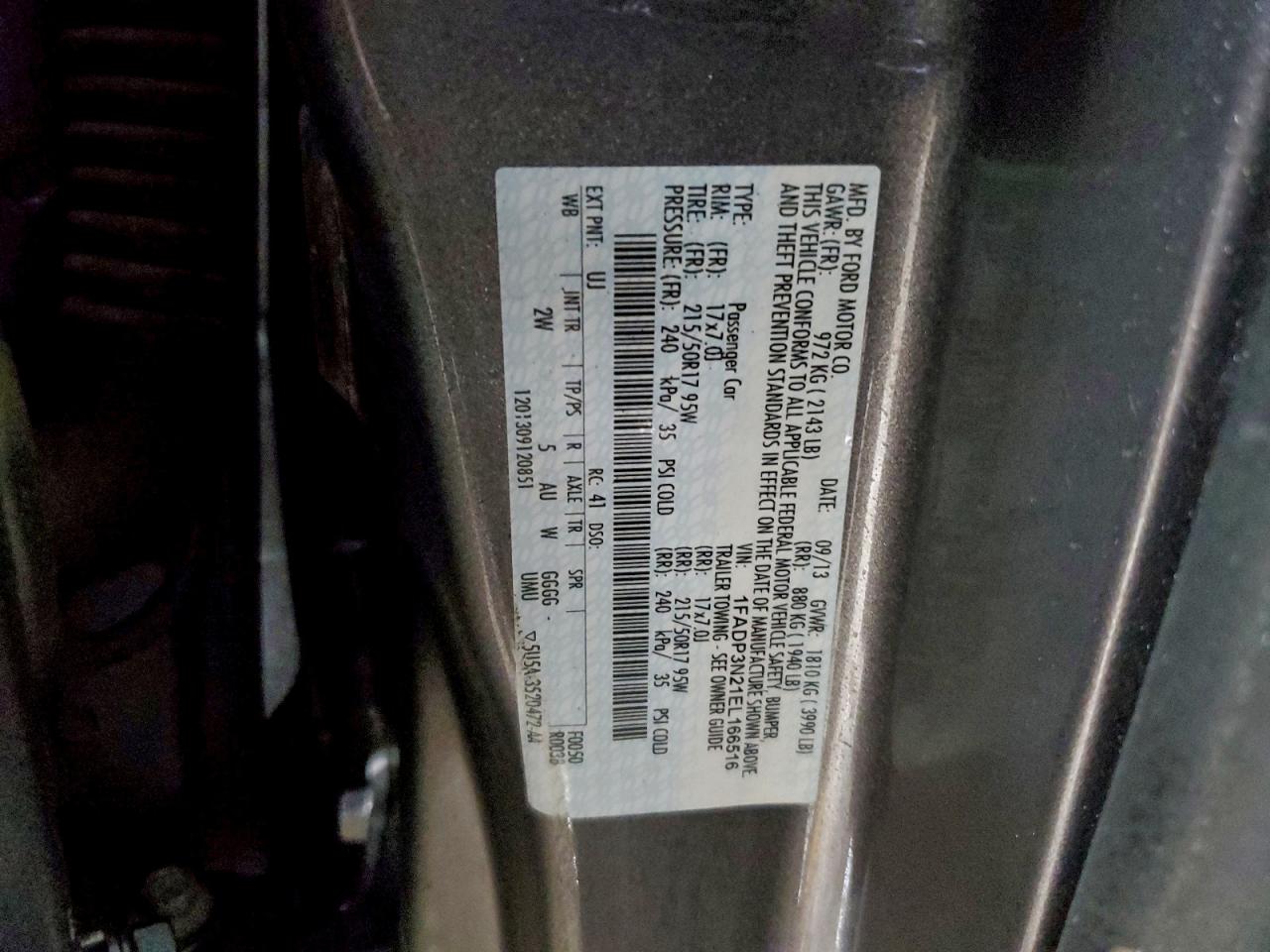 2014 FORD FOCUS TITANIUM photo 12
