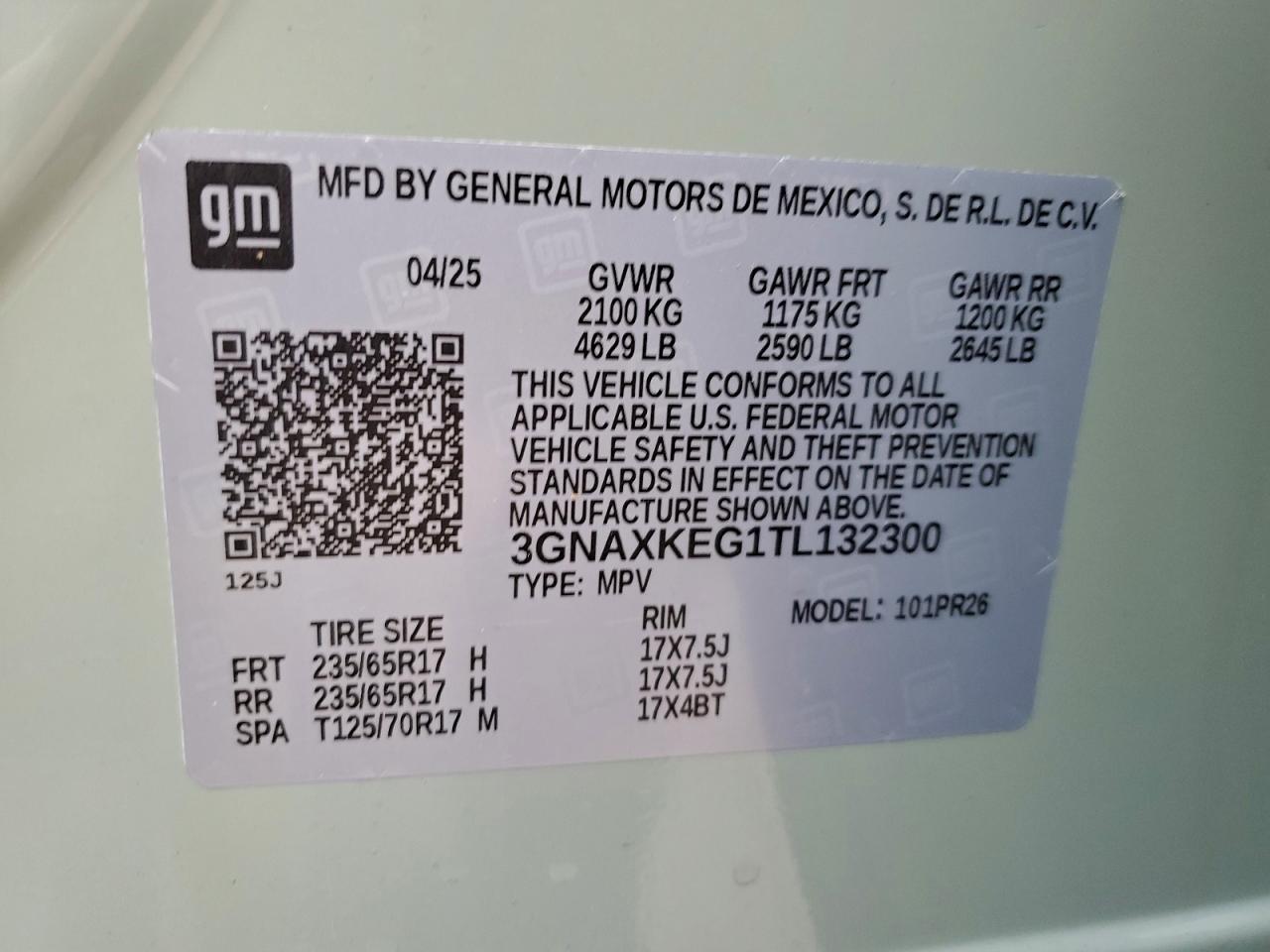 2026 CHEVROLET EQUINOX ACTIV photo 12