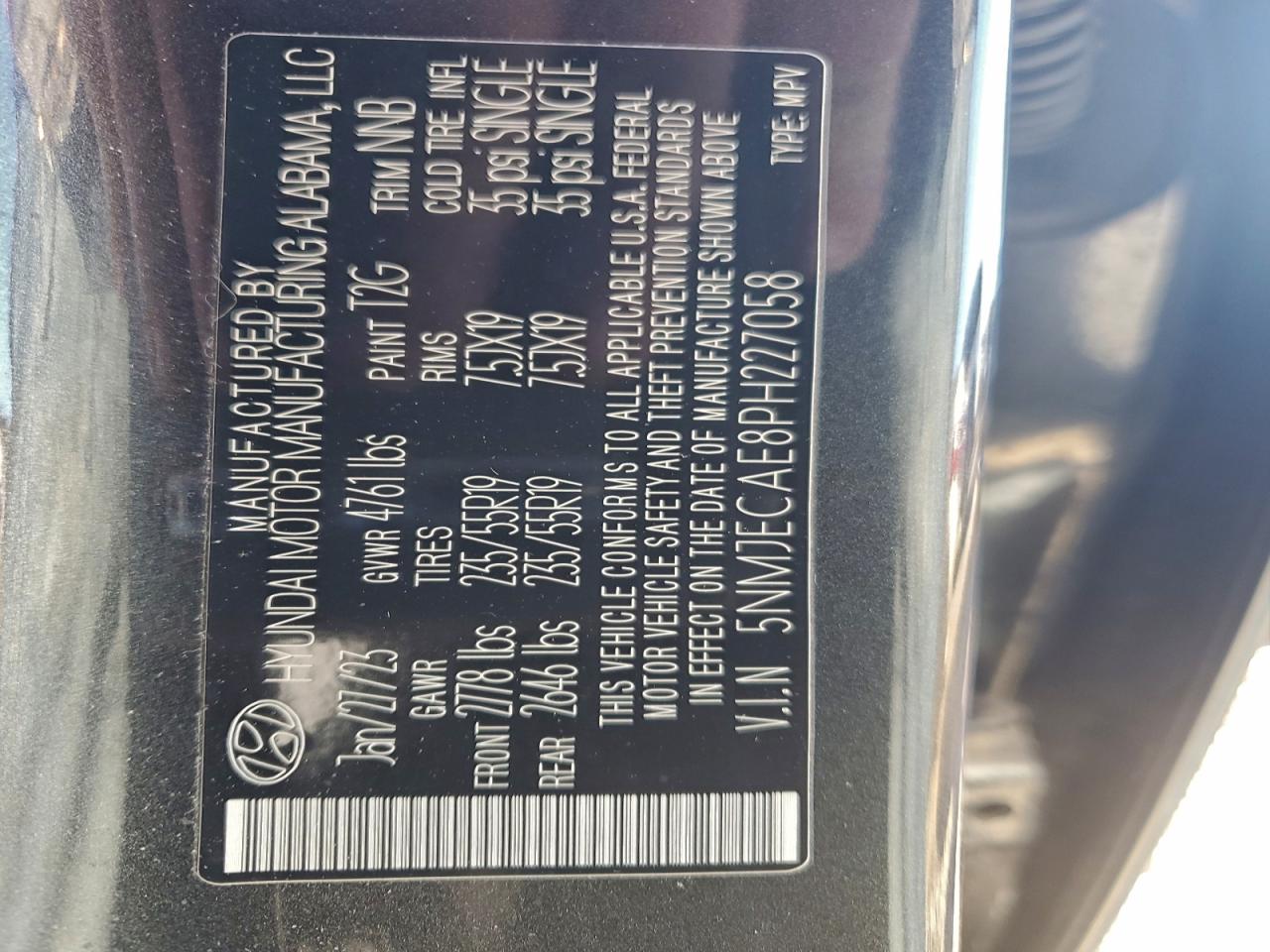 2023 HYUNDAI TUCSON LIMITED photo 12