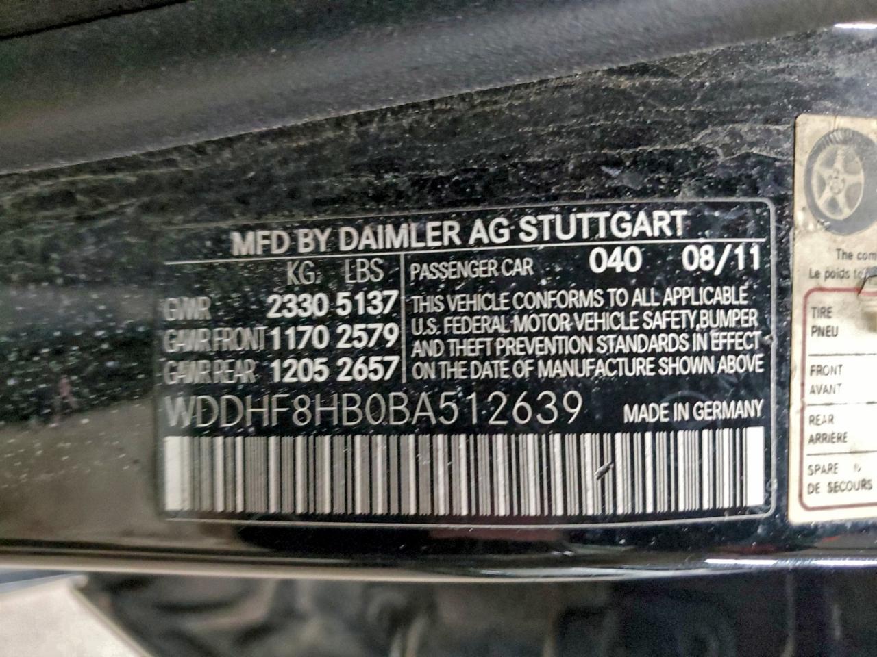 2011 MERCEDES-BENZ E 350 4MATIC photo 12
