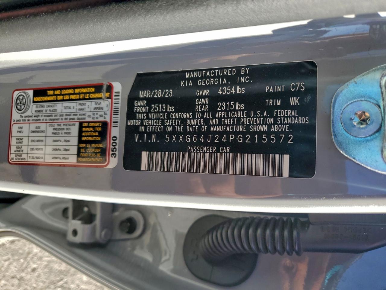 2023 KIA K5 GT LINE photo 12