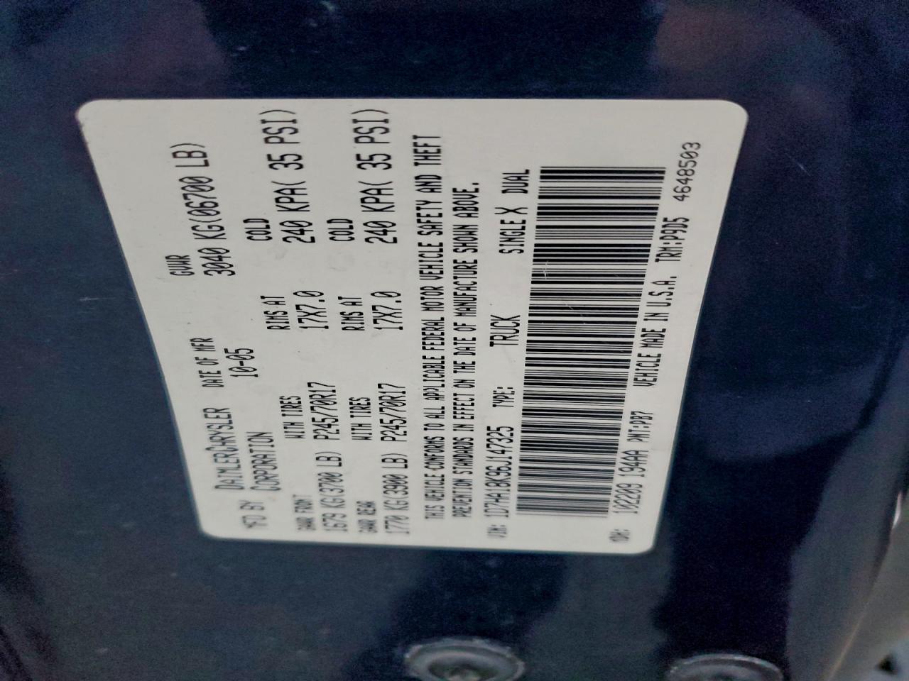 2006 DODGE RAM 1500 ST photo 12