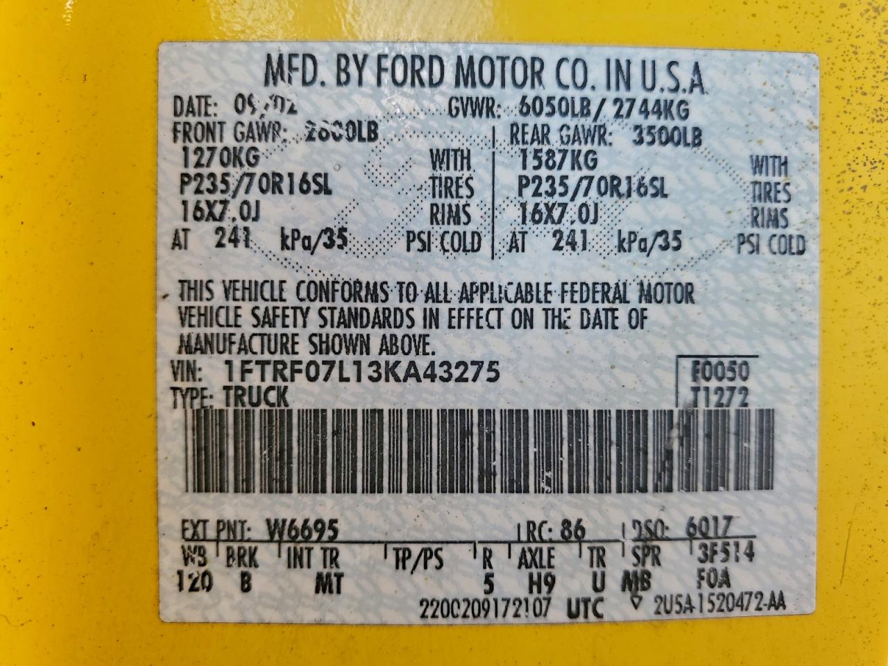 2003 FORD F150 photo 13