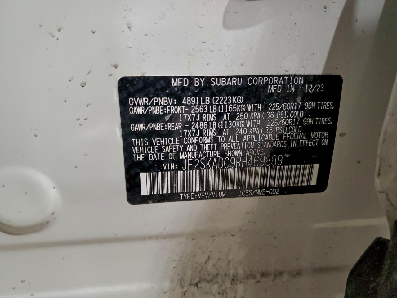 2024 SUBARU FORESTER PREMIUM photo 13