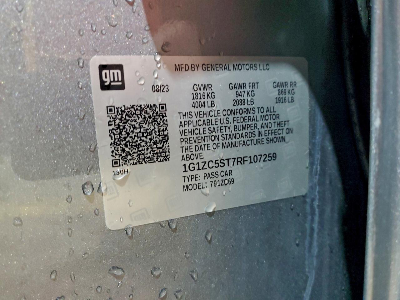 2024 CHEVROLET MALIBU LS photo 12
