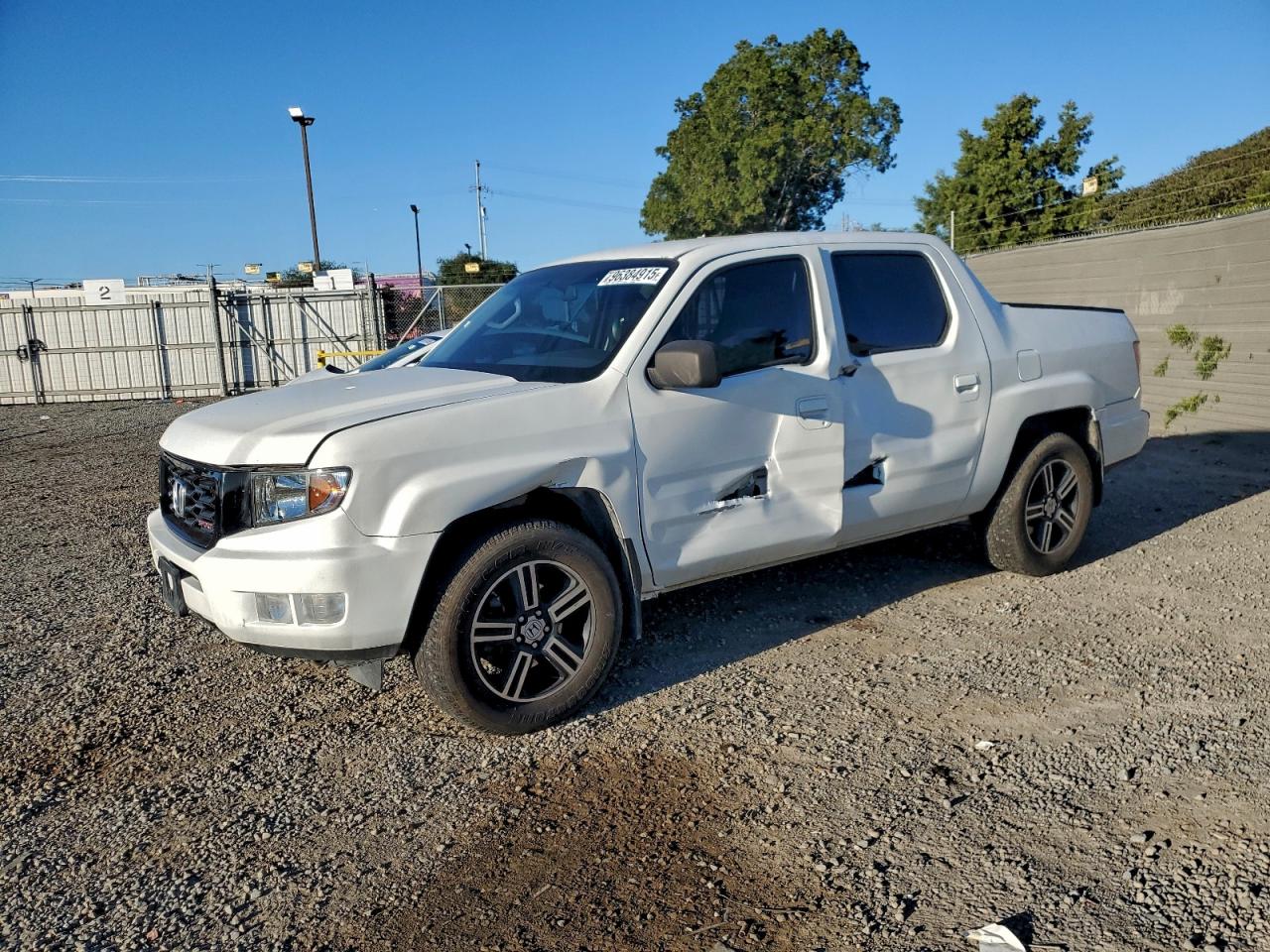 2014 HONDA RIDGELINE SPORT — SIDE damage — photo 1