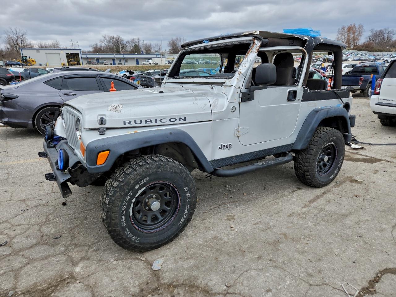 2006 JEEP WRANGLER / TJ RUBICON — ROLLOVER damage — photo 1