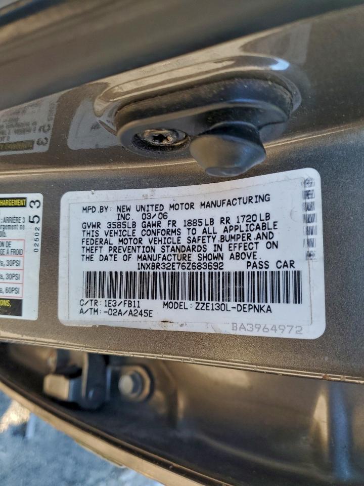 2006 TOYOTA COROLLA CE photo 12
