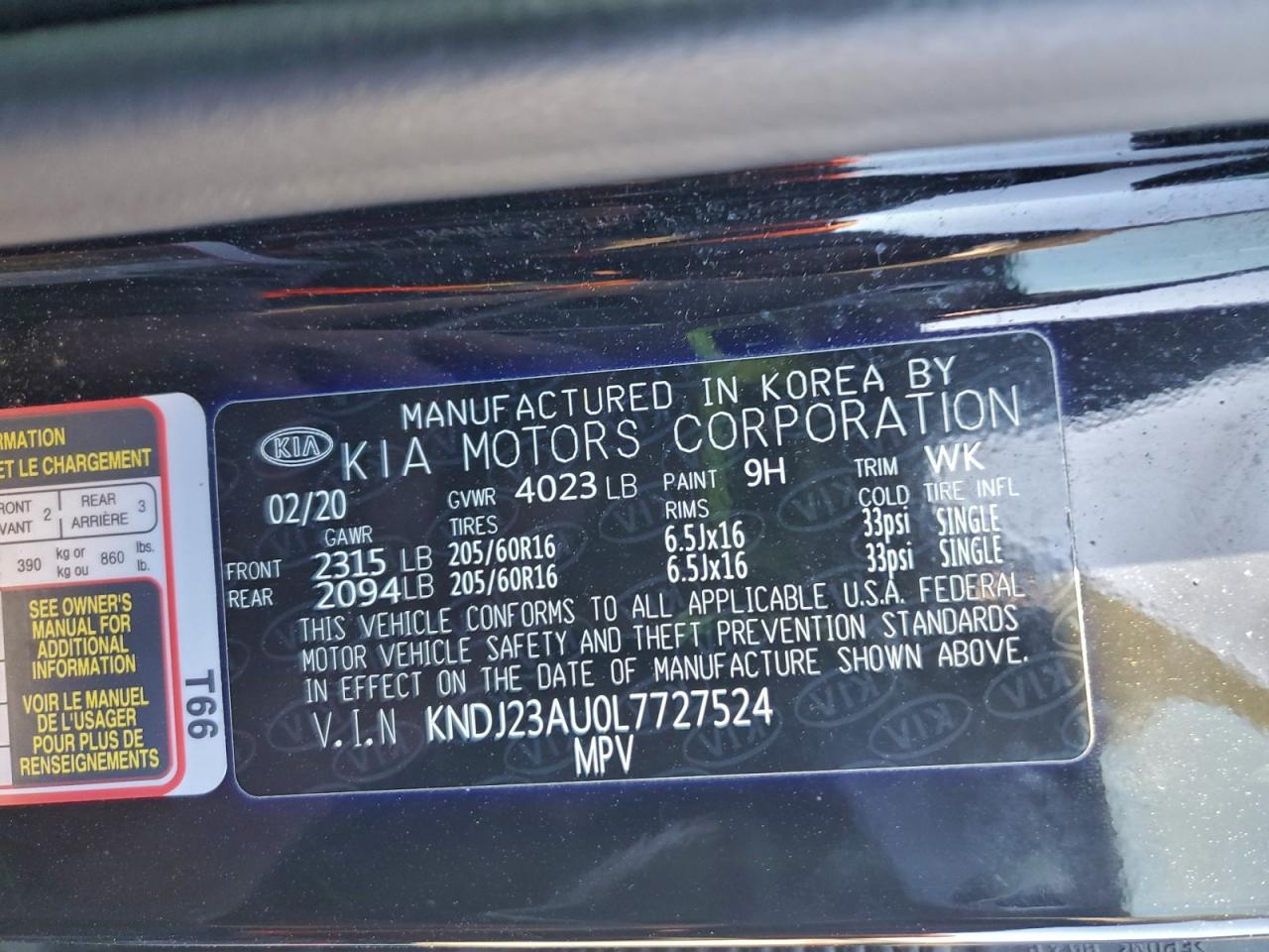 2020 KIA SOUL LX photo 14