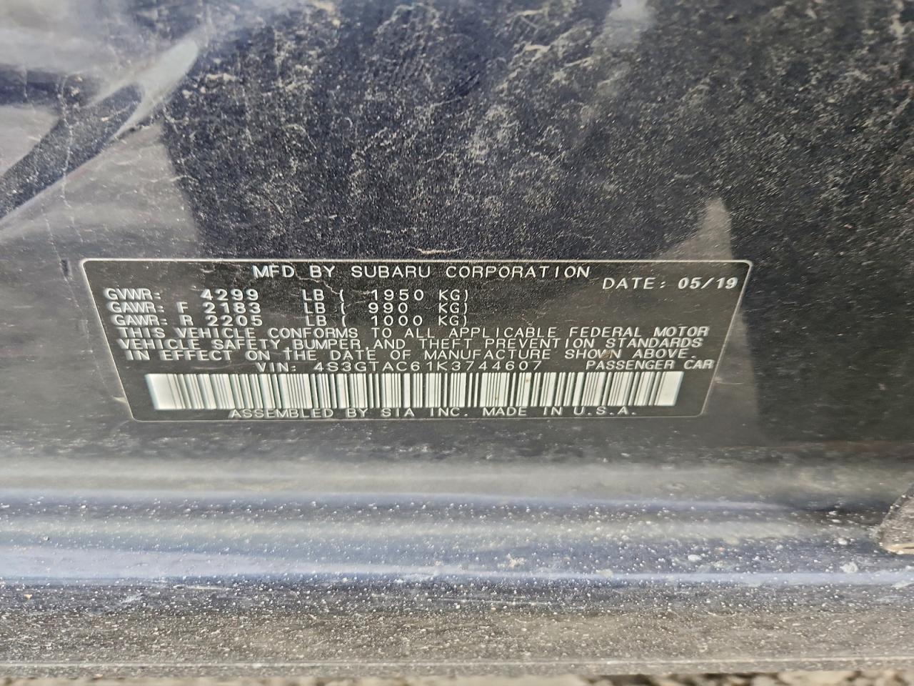 2019 SUBARU IMPREZA PREMIUM photo 13