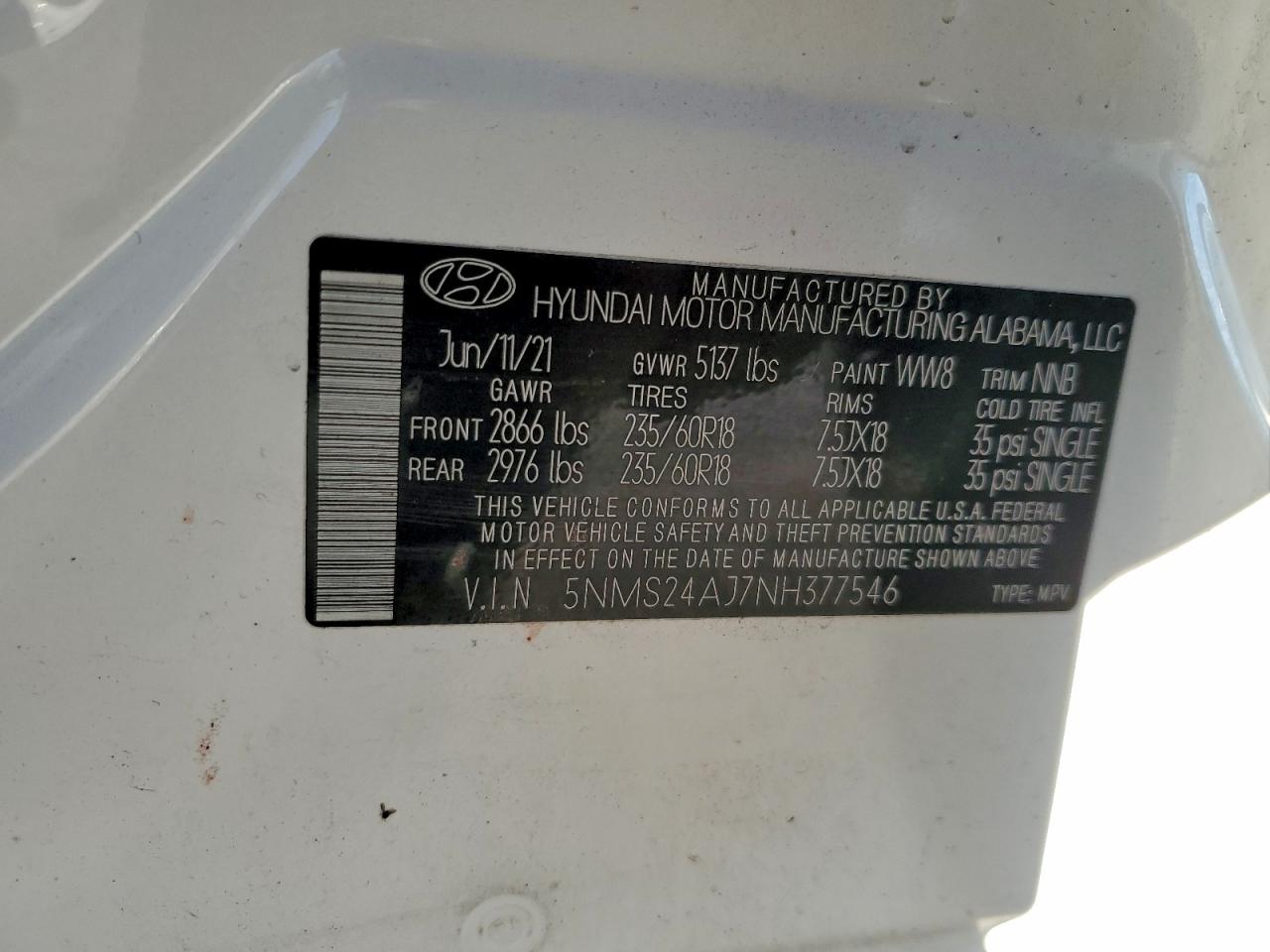 2022 HYUNDAI SANTA FE SEL photo 14