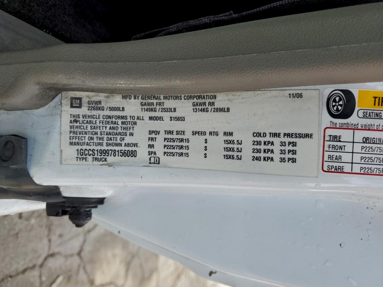 2007 CHEVROLET COLORADO photo 12