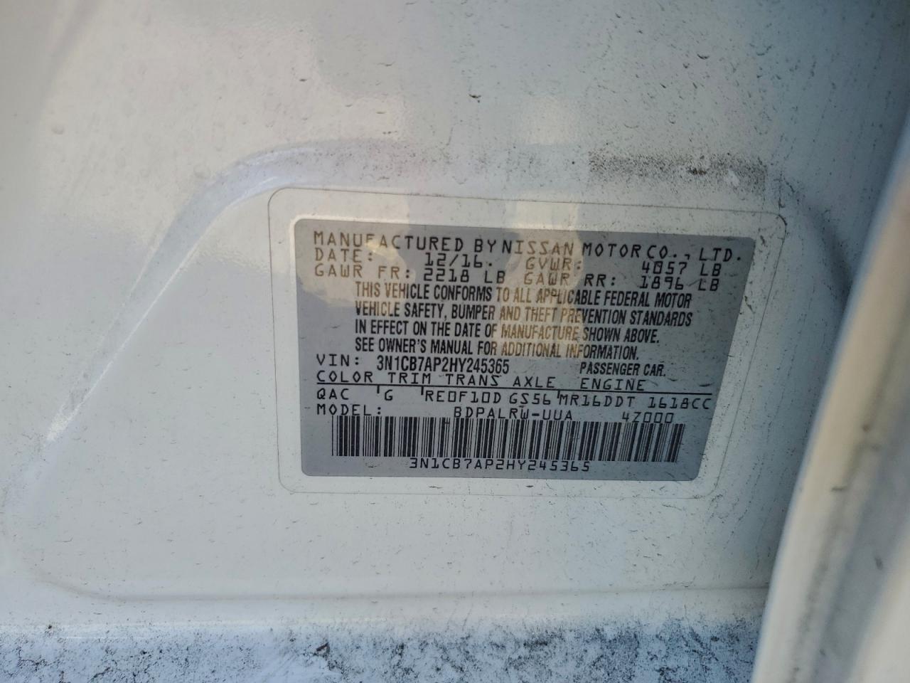 2017 NISSAN SENTRA SR TURBO photo 12