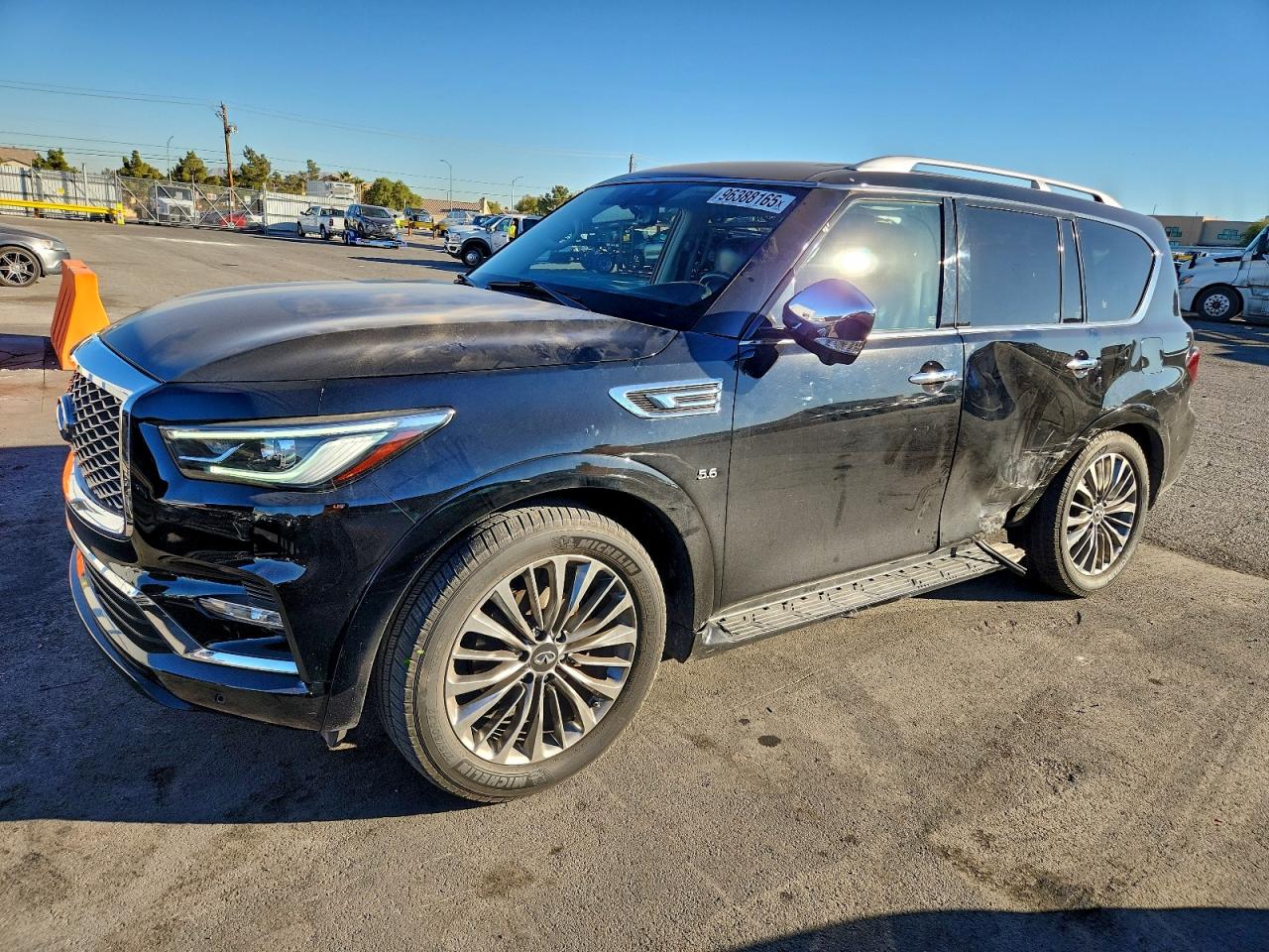 2019 INFINITI QX80 LUXE — SIDE damage — photo 1