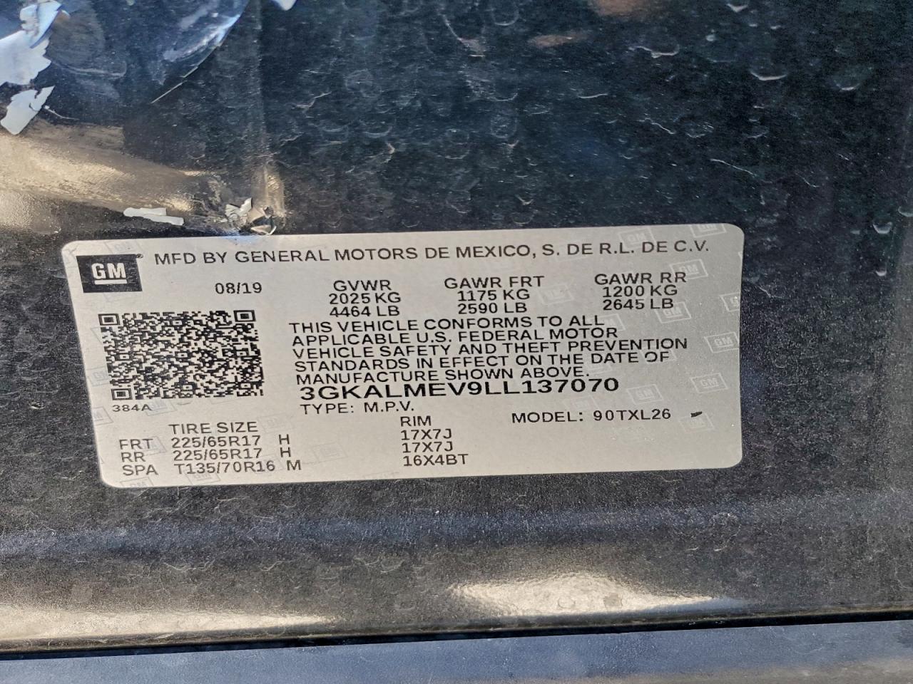 2020 GMC TERRAIN SLE photo 14