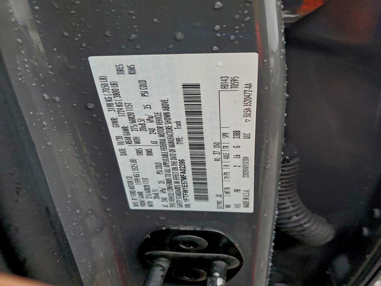 2021 FORD F150 SUPERCREW photo 23