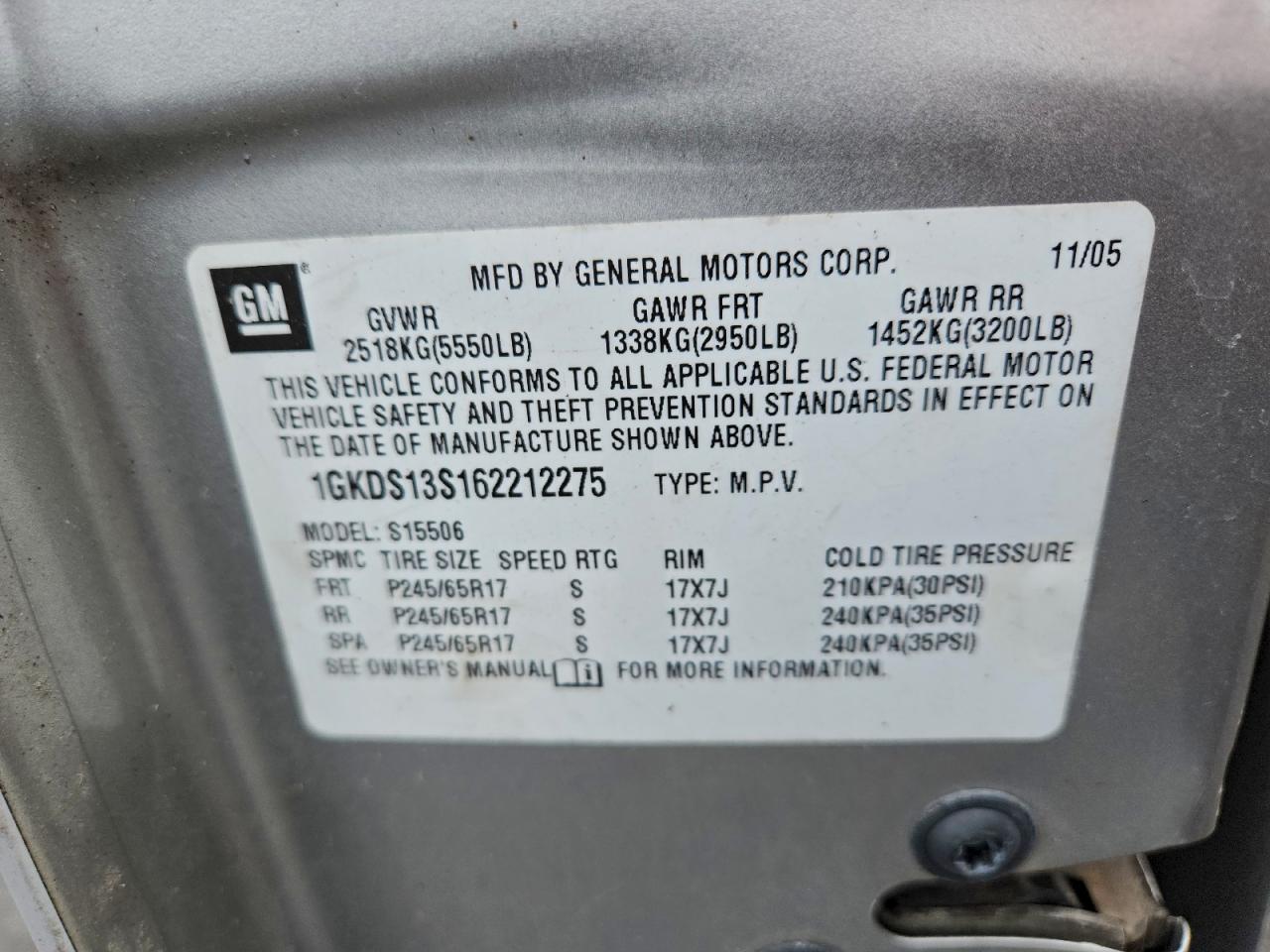 2006 GMC ENVOY photo 13