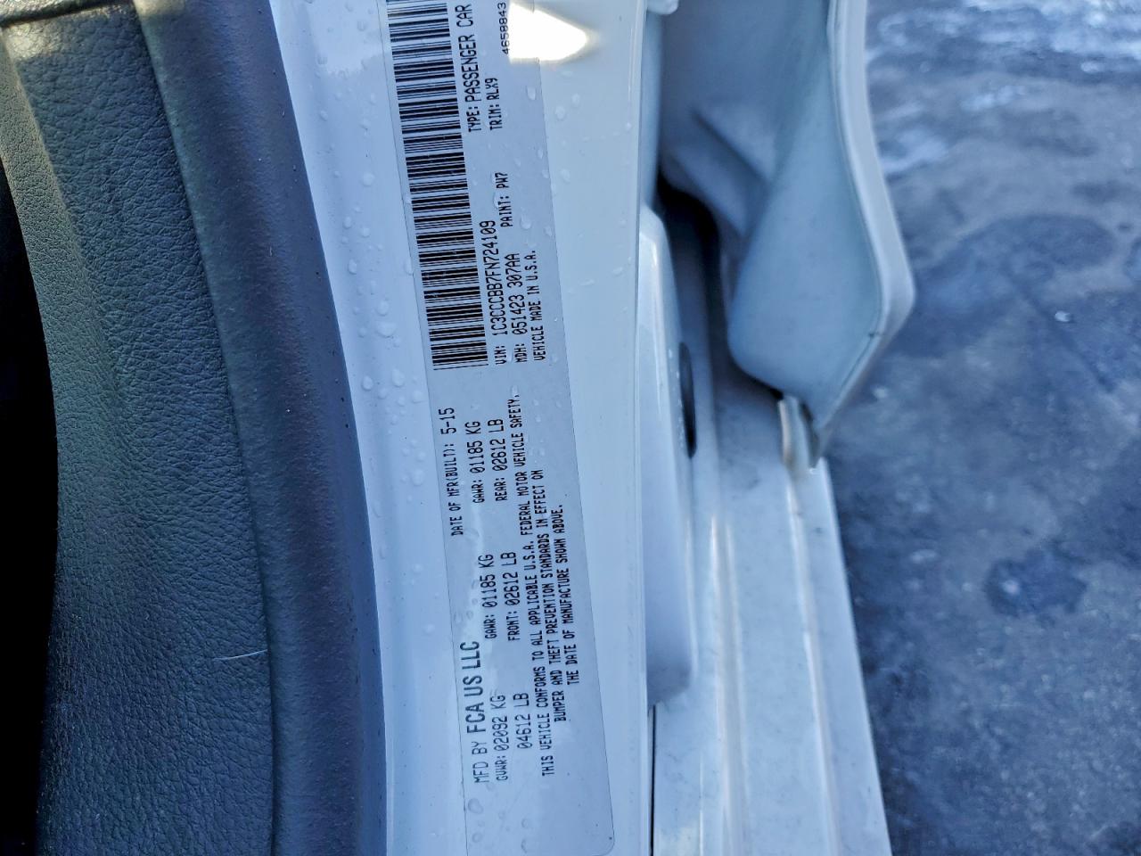 2015 CHRYSLER 200 S photo 12