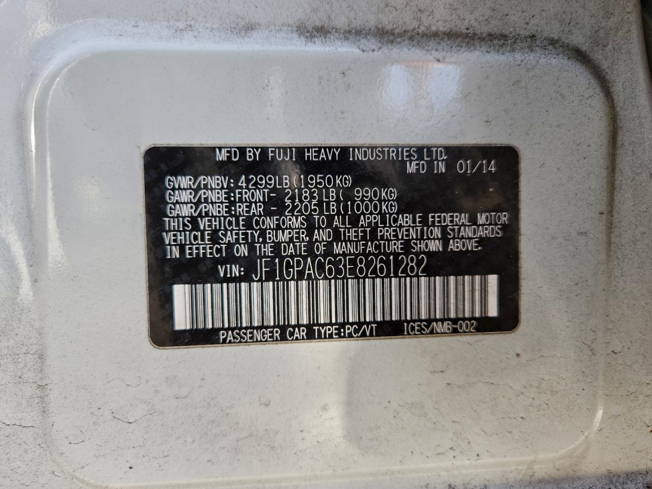 2014 SUBARU IMPREZA PREMIUM photo 12