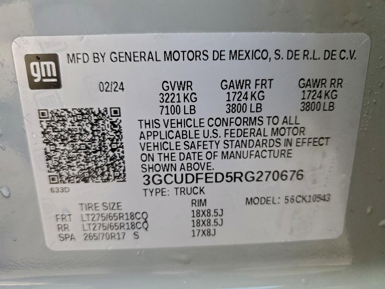 2024 CHEVROLET SILVERADO K1500 LT TRAIL BOSS photo 12