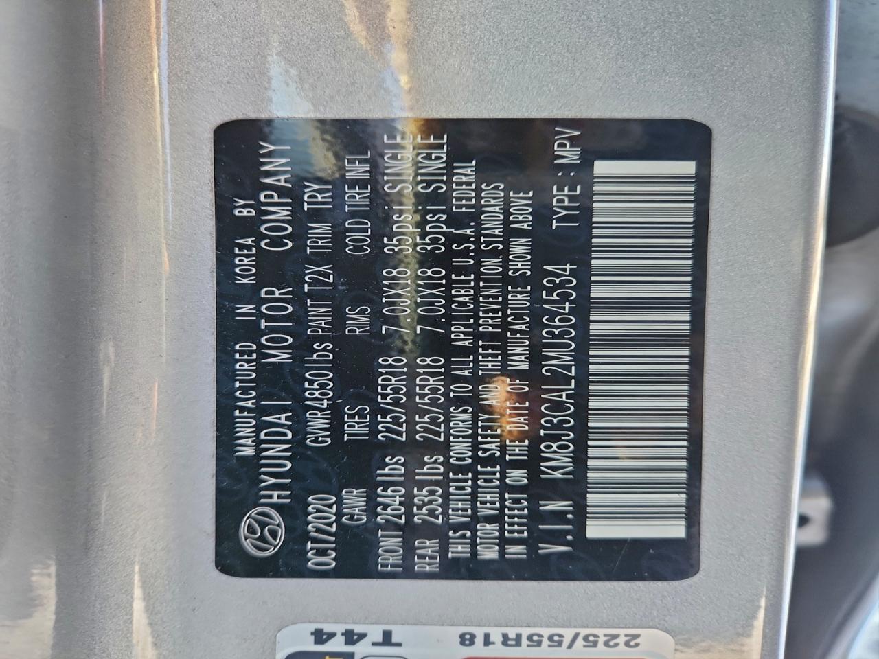 2021 HYUNDAI TUCSON LIMITED photo 13