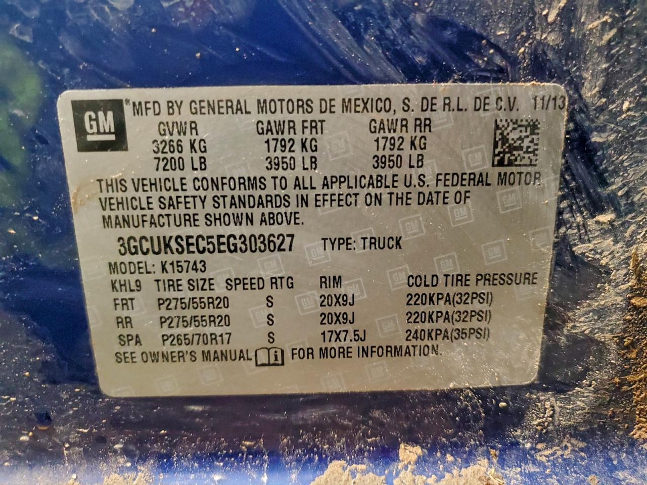 2014 CHEVROLET SILVERADO K1500 LTZ photo 13