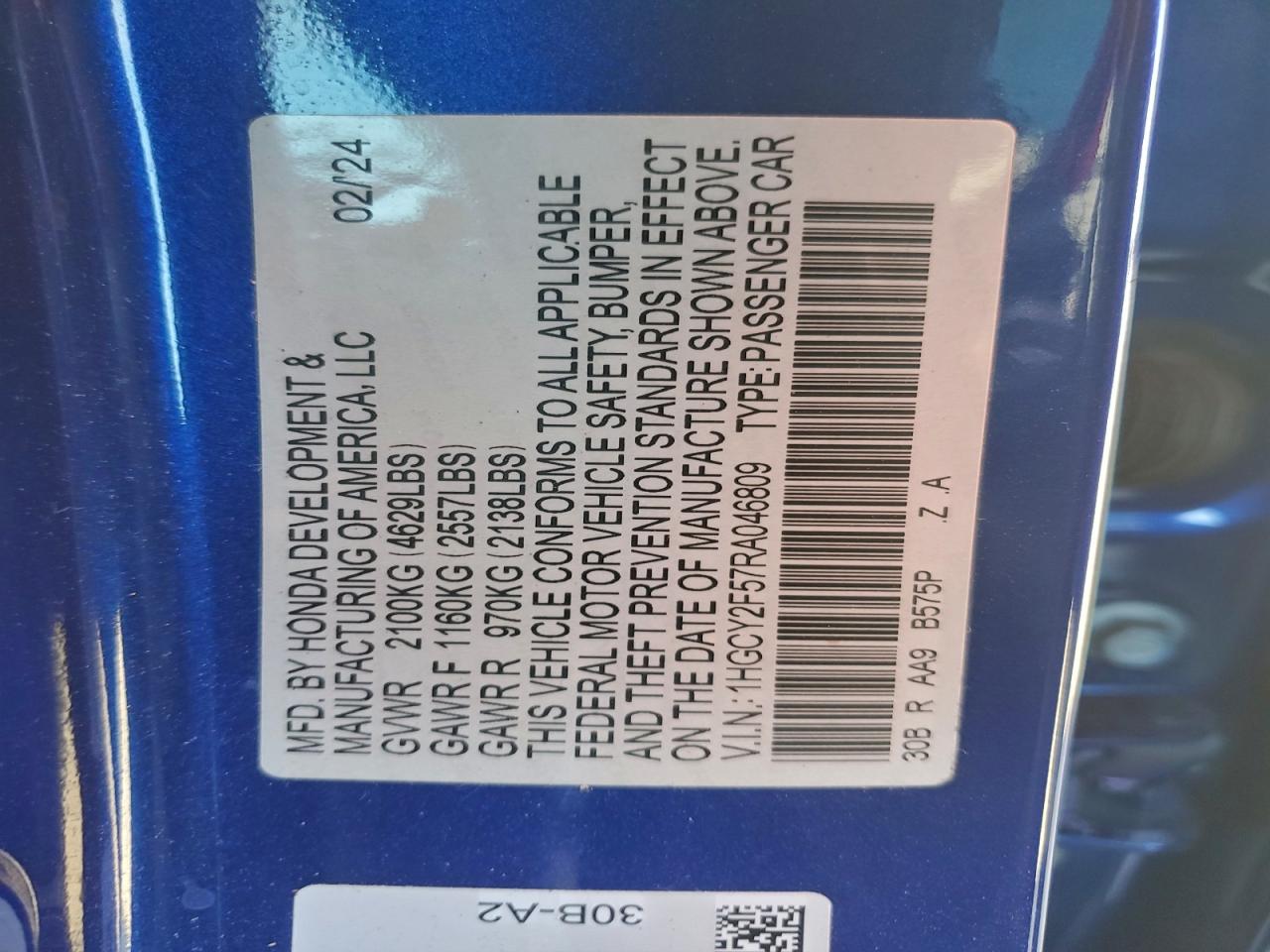 2024 HONDA ACCORD HYBRID SPORT photo 12