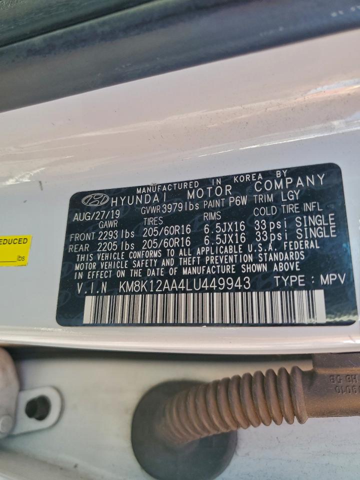 2020 HYUNDAI KONA SE photo 13