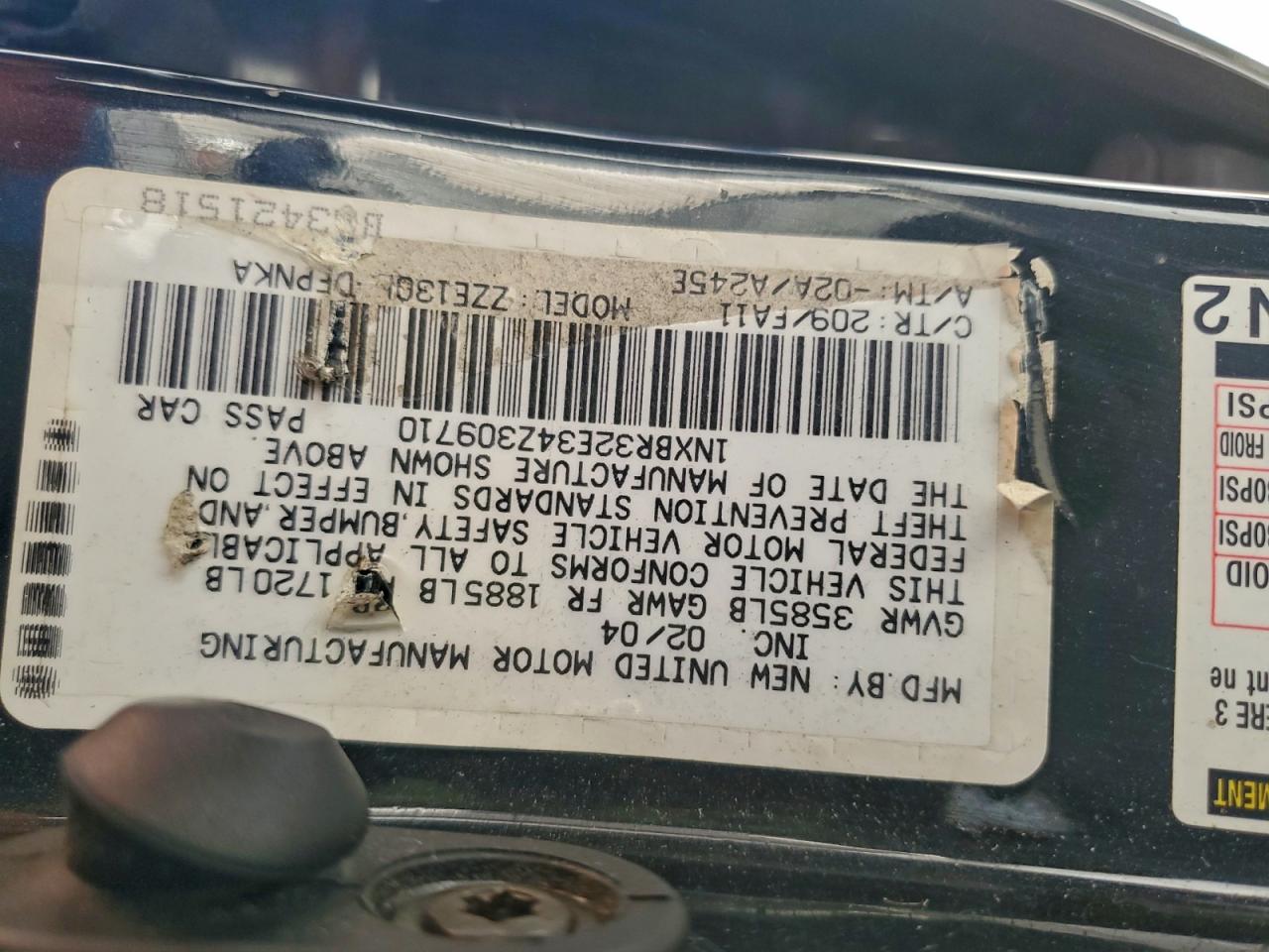 2004 TOYOTA COROLLA CE photo 13