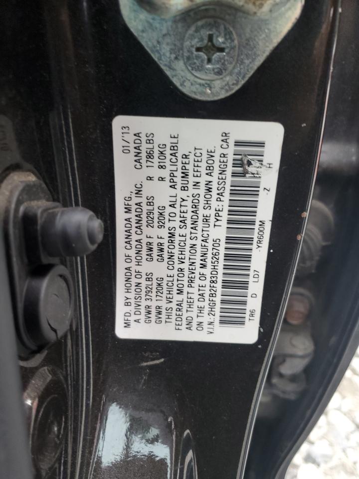 2013 HONDA CIVIC EX photo 12