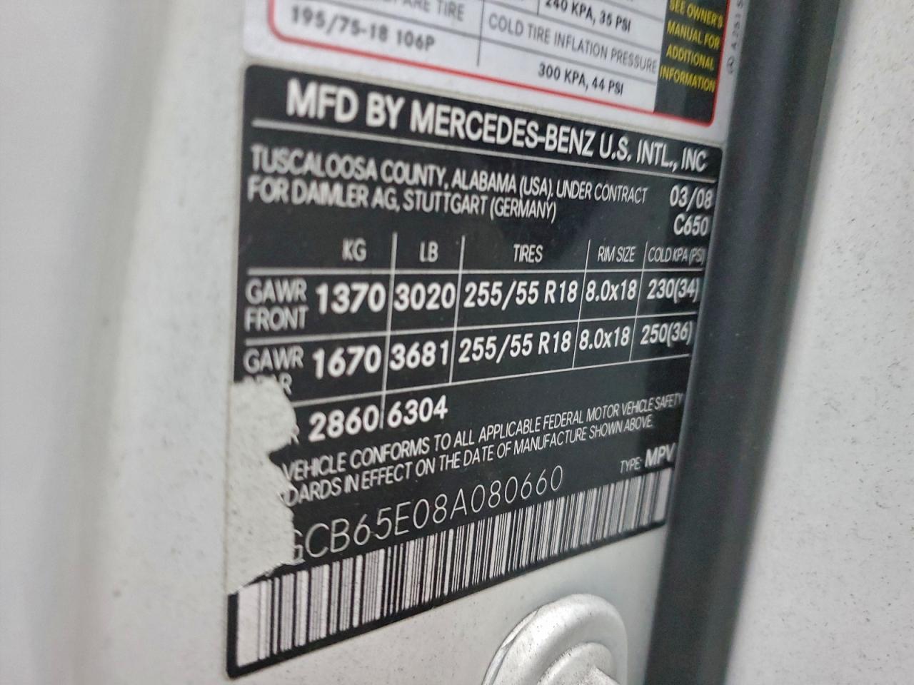 2008 MERCEDES-BENZ R 350 photo 14
