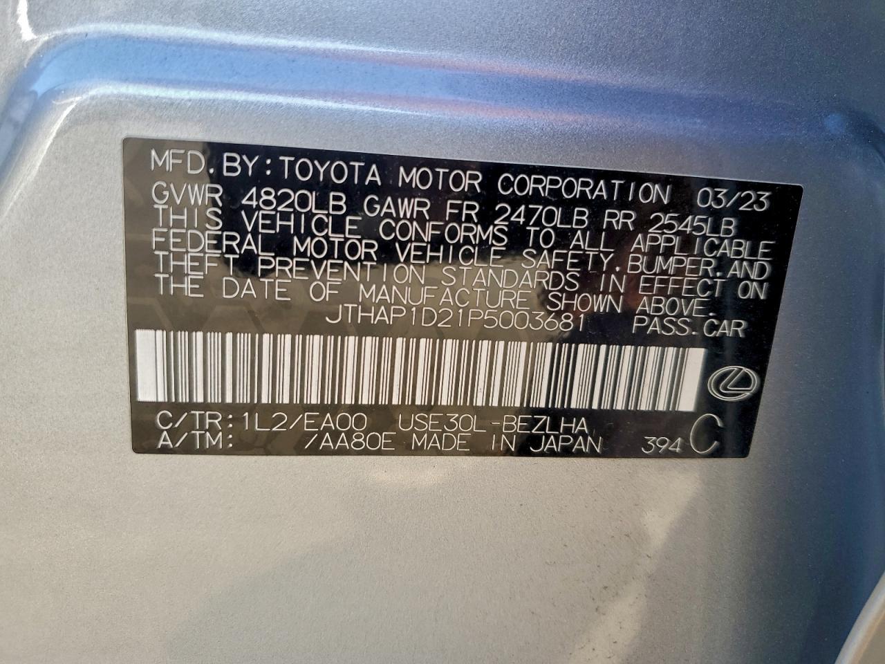 2023 LEXUS IS 500 F SPORT photo 13