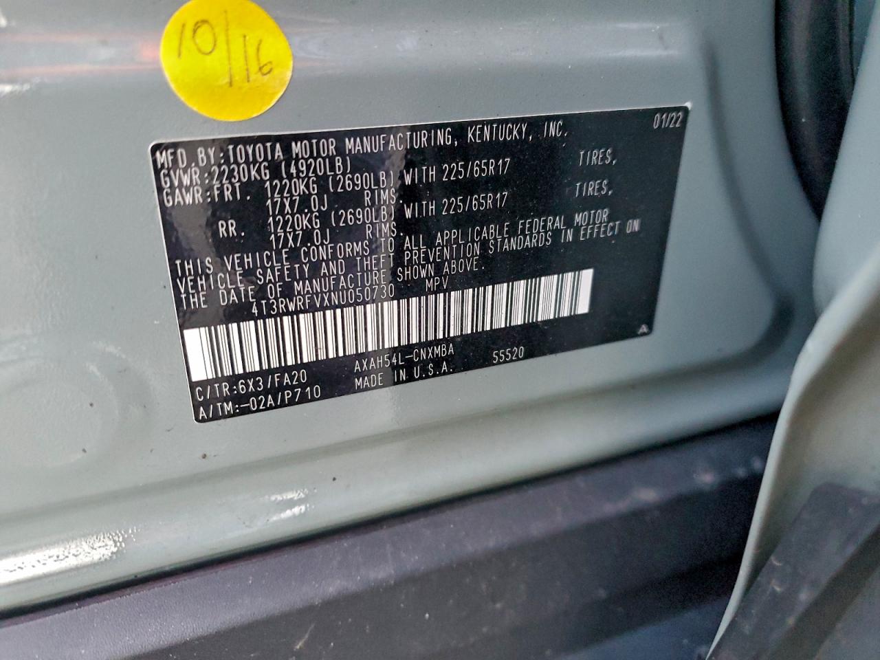 2022 TOYOTA RAV4 XLE photo 12