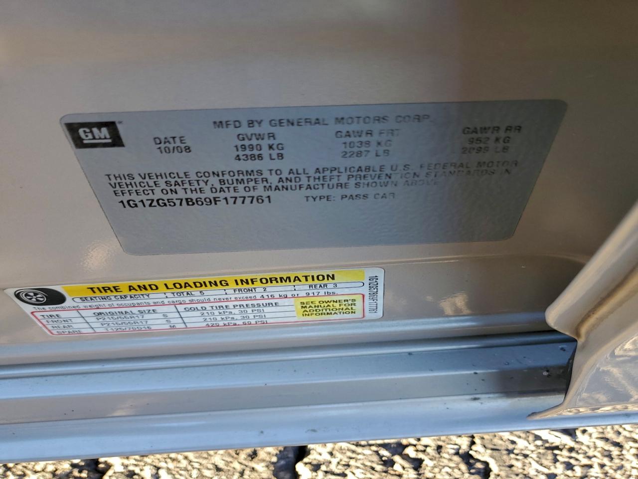 2009 CHEVROLET MALIBU LS photo 12