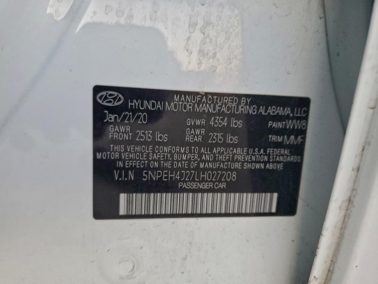 2020 HYUNDAI SONATA LIMITED photo 12