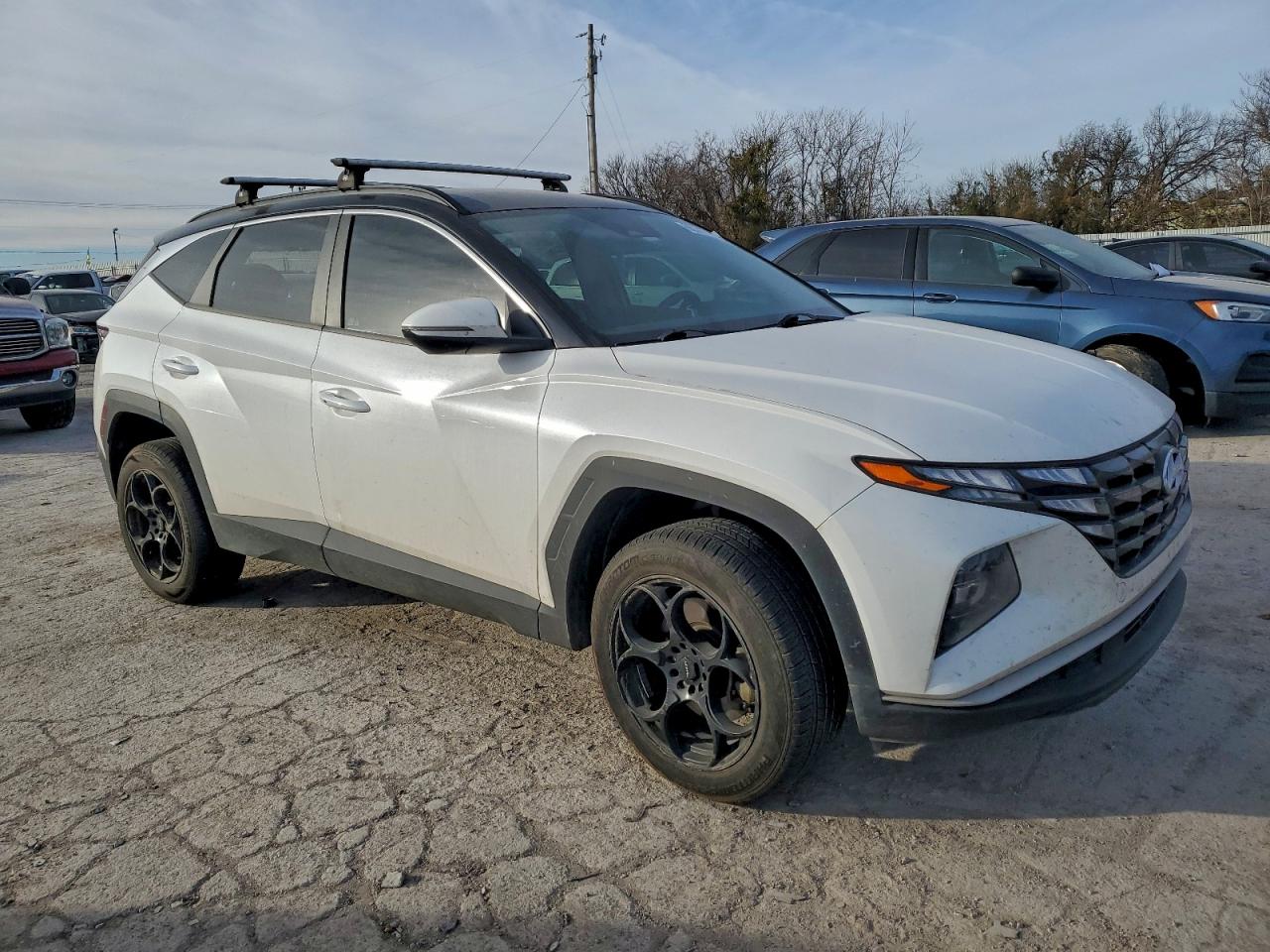 2022 HYUNDAI TUCSON BLUE photo 4
