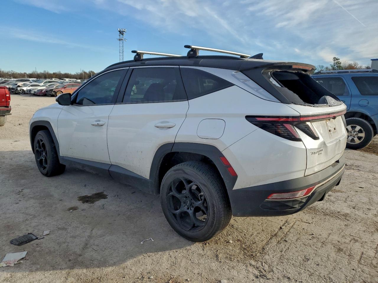 2022 HYUNDAI TUCSON BLUE photo 2