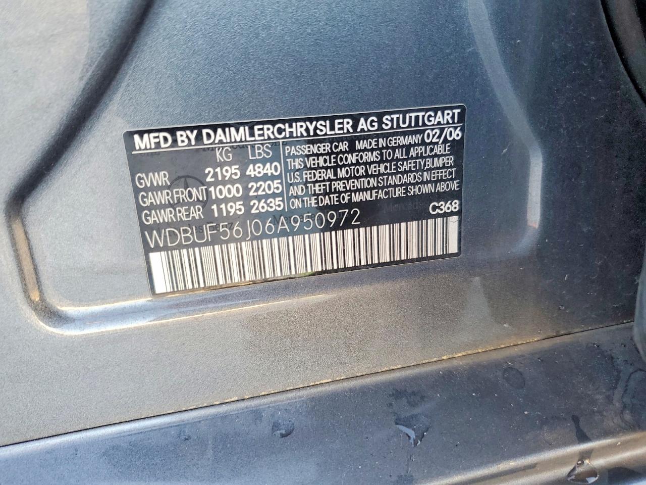 2006 MERCEDES-BENZ E 350 photo 12