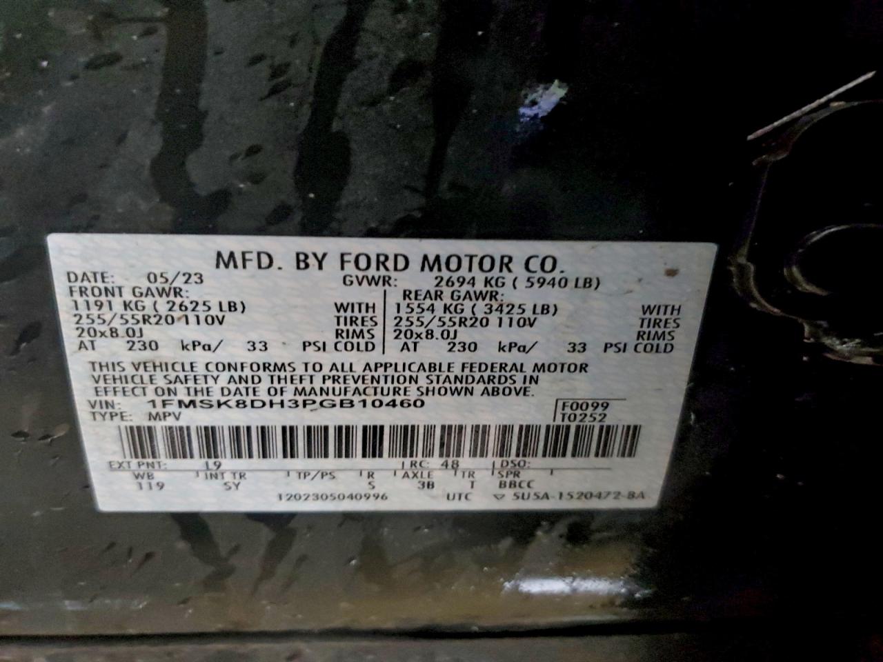 2023 FORD EXPLORER XLT photo 37