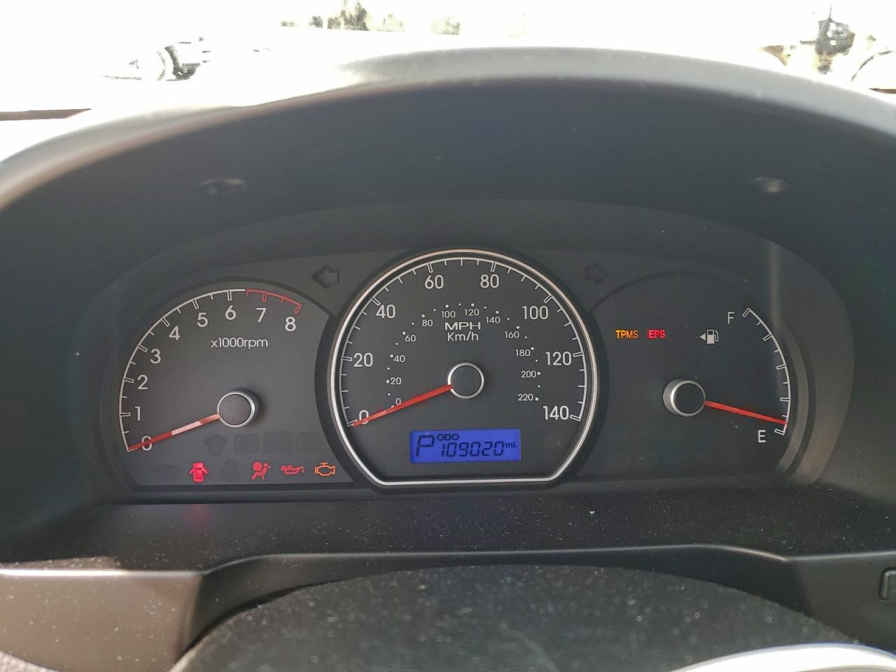 2010 HYUNDAI ELANTRA BLUE photo 9