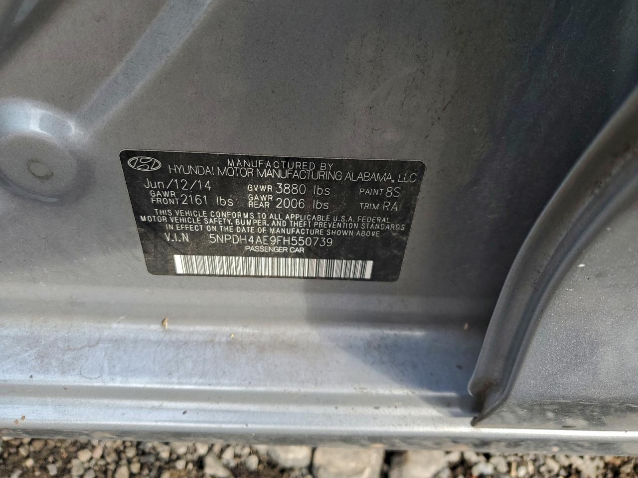 2015 HYUNDAI ELANTRA SE photo 12