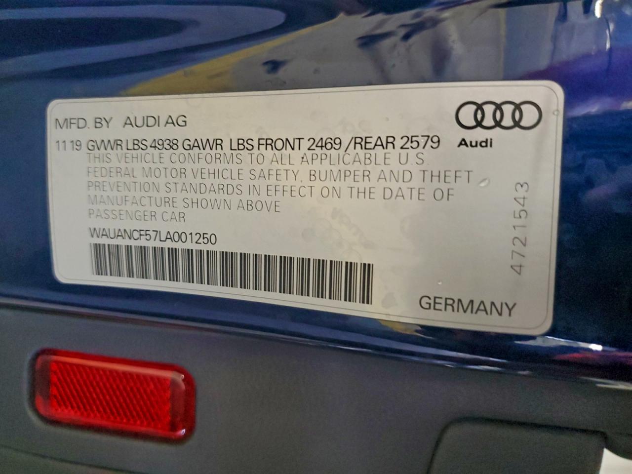 2020 AUDI A5 PREMIUM photo 34